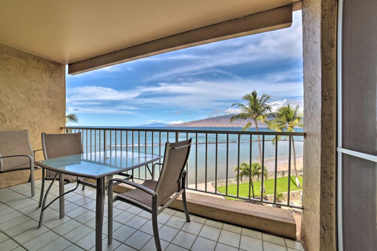 Beachfront Kihei Sanctuary With Lanai And Ocean Views! Eksteriør billede