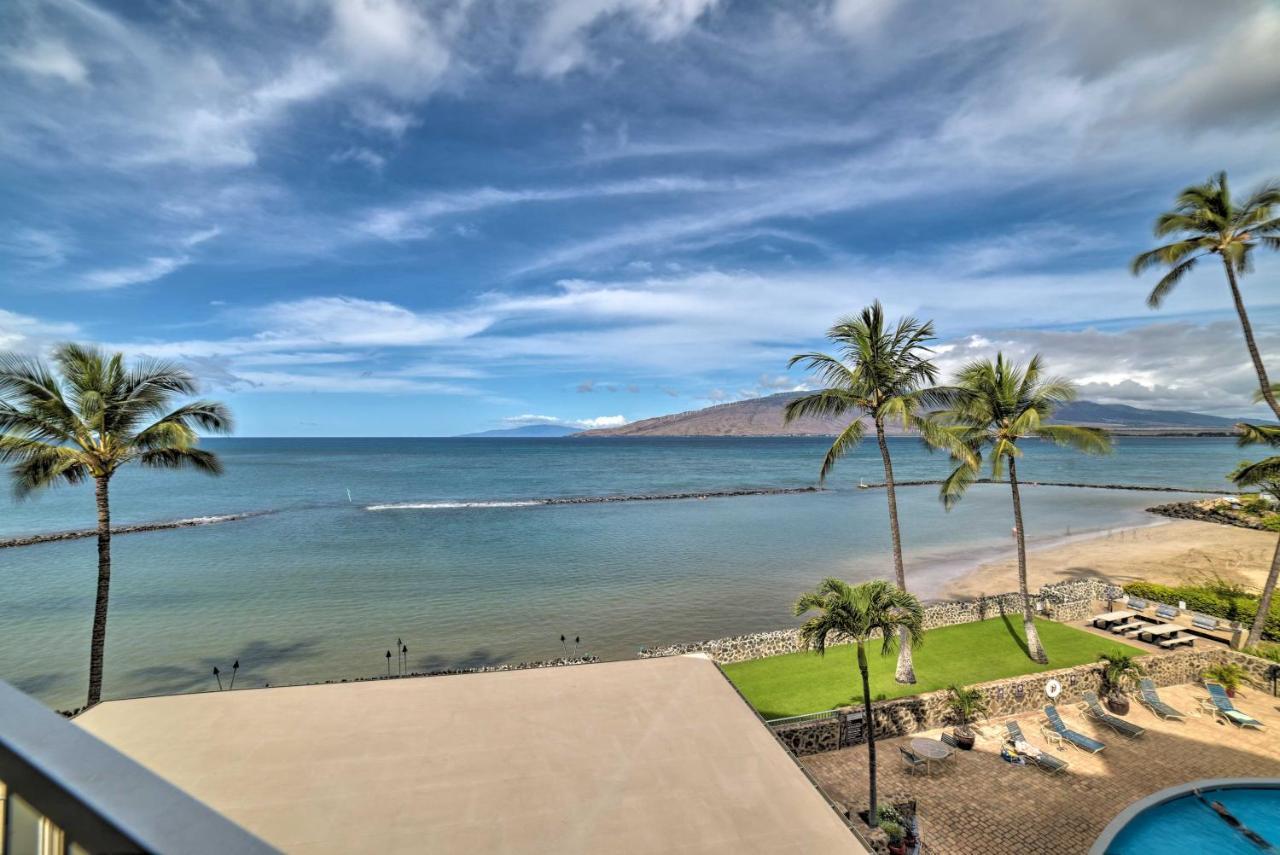 Beachfront Kihei Sanctuary With Lanai And Ocean Views! Eksteriør billede