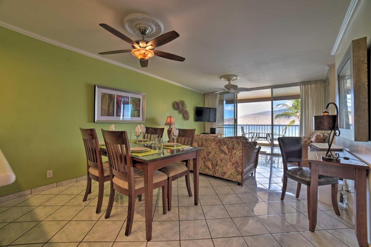 Beachfront Kihei Sanctuary With Lanai And Ocean Views! Eksteriør billede