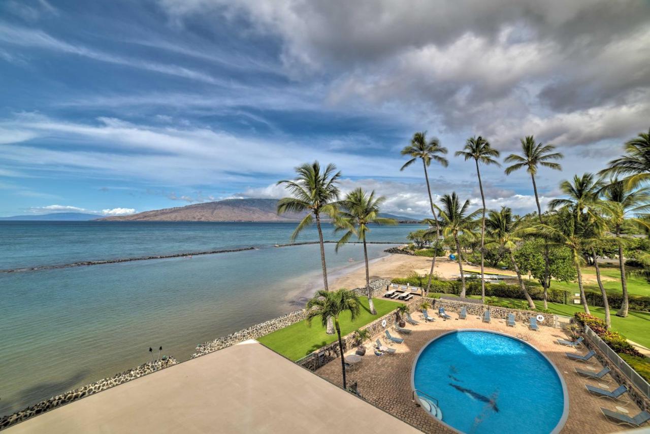 Beachfront Kihei Sanctuary With Lanai And Ocean Views! Eksteriør billede