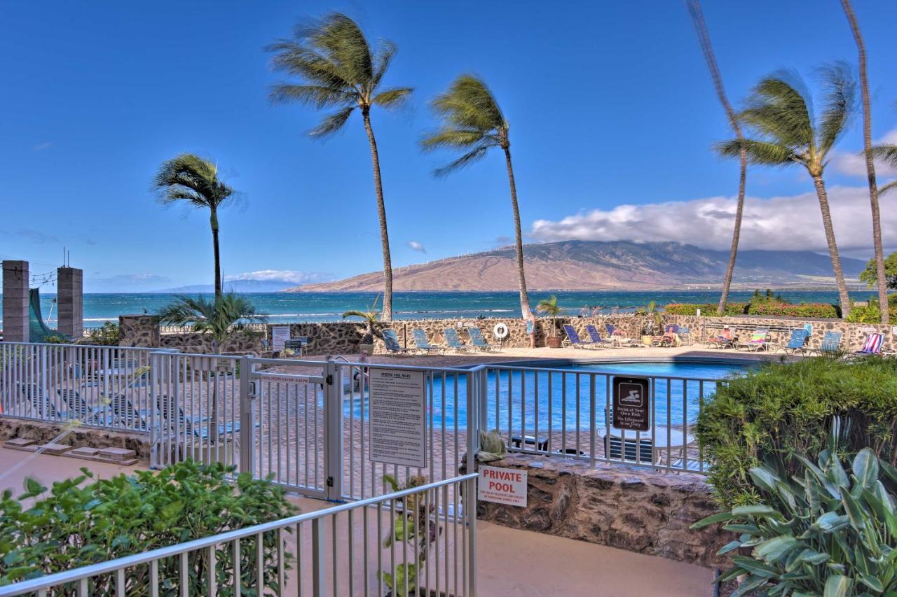 Beachfront Kihei Sanctuary With Lanai And Ocean Views! Eksteriør billede