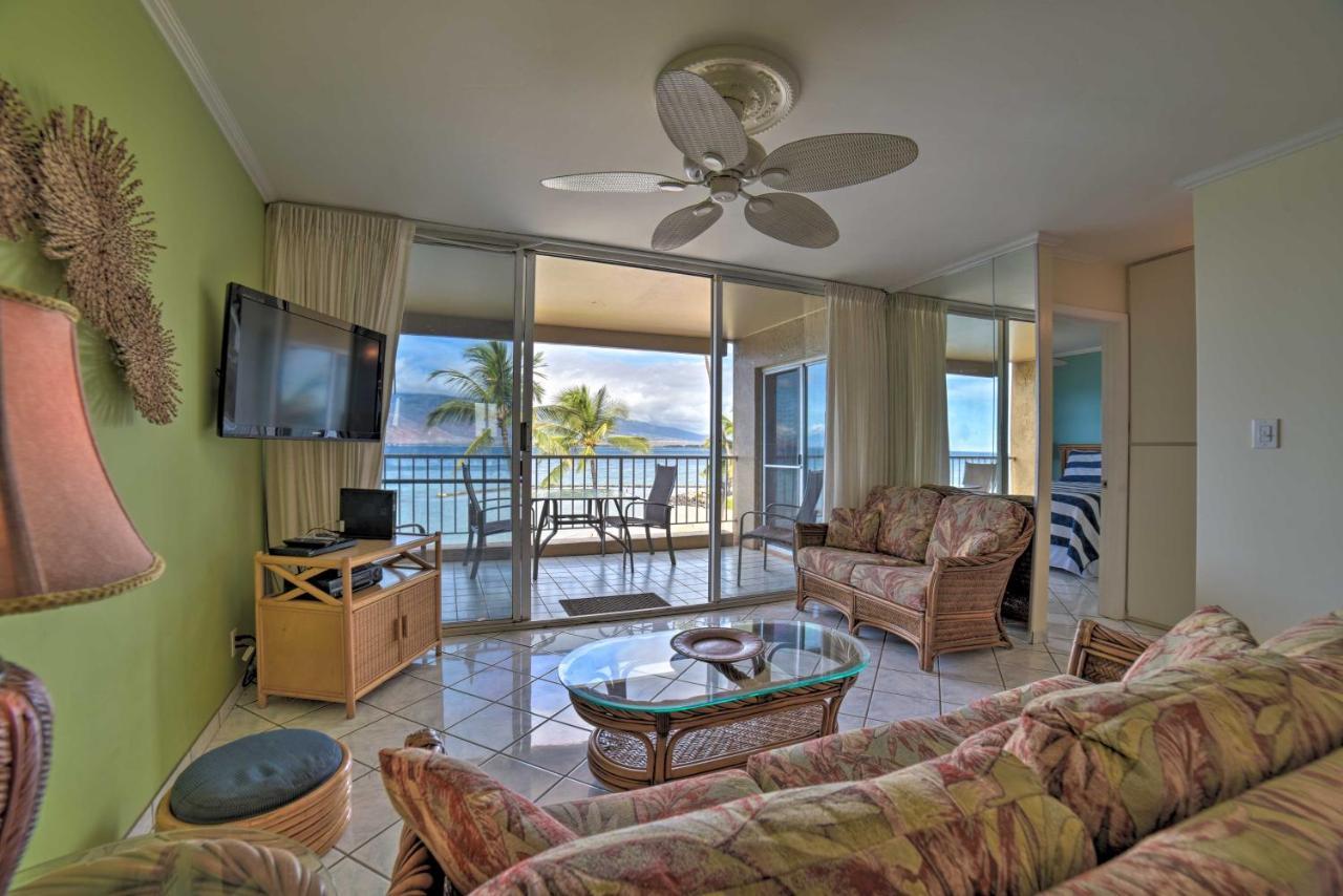 Beachfront Kihei Sanctuary With Lanai And Ocean Views! Eksteriør billede