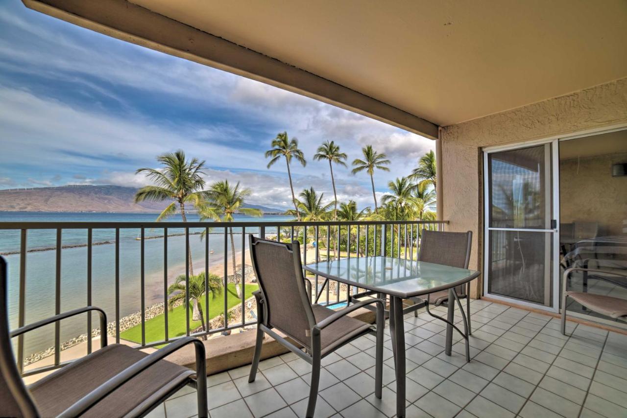 Beachfront Kihei Sanctuary With Lanai And Ocean Views! Eksteriør billede